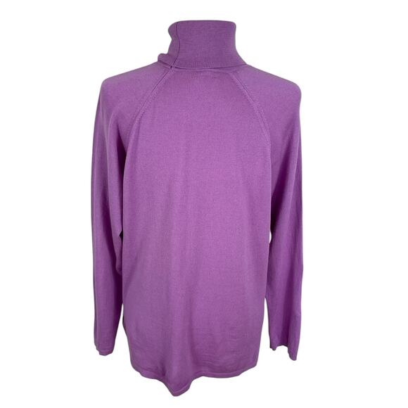 Nordstrom Studio 121 100% Extra Fine Merino Wool Turtleneck Sweater Size XL - Picture 7 of 12